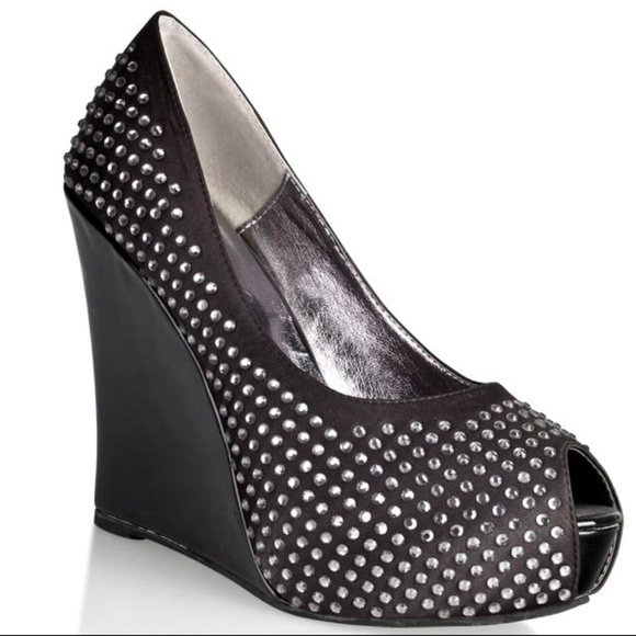 Hustler Hollywood Shoes - Hustler Hardcore Rhinestone Wedge